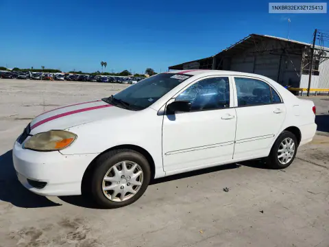 1NXBR32EX3Z125413 — 2003 Toyota Corolla, Передняя часть, фото до ремонта