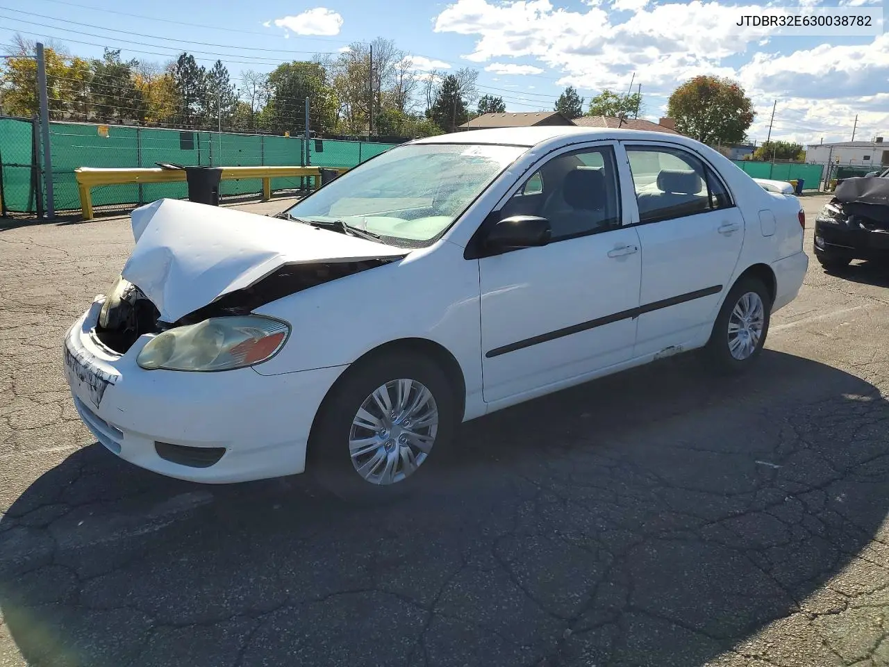 2003 Toyota Corolla Ce VIN JTDBR32E630038782 фото 1