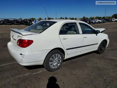 2003 Toyota Corolla Ce VIN JTDBR32E630038782 фото 3