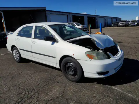 2003 Toyota Corolla Ce VIN JTDBR32E630038782 фото 4