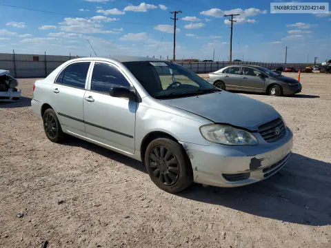 2003 Toyota Corolla Ce VIN 1NXBR32E73Z042148 фото 4