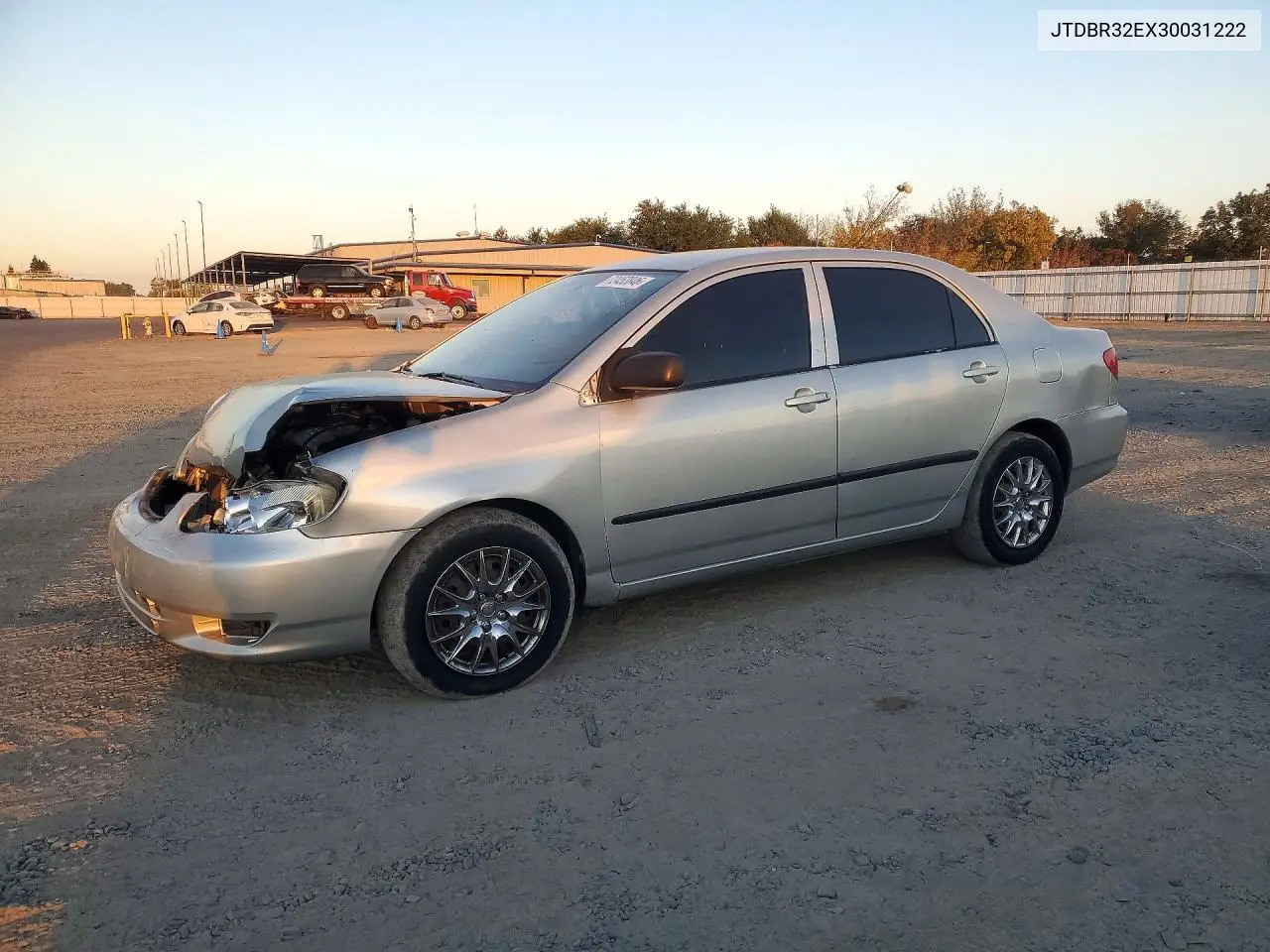 2003 Toyota Corolla Ce VIN JTDBR32EX30031222 фото 1