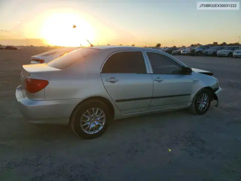 2003 Toyota Corolla Ce VIN JTDBR32EX30031222 фото 3