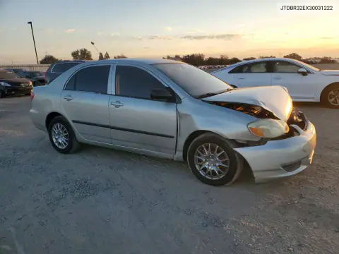 2003 Toyota Corolla Ce VIN JTDBR32EX30031222 фото 4