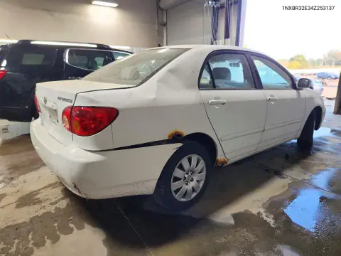 2004 Toyota Corolla Le VIN 1NXBR32E34Z253137 фото 3