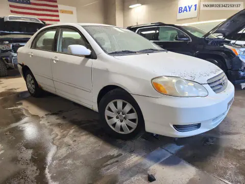 2004 Toyota Corolla Le VIN 1NXBR32E34Z253137 фото 4