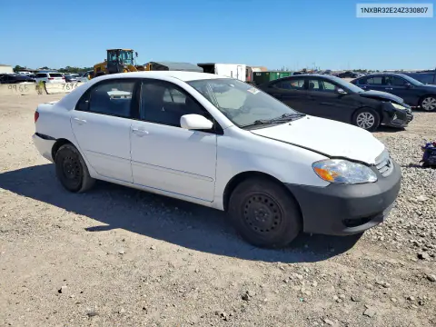 2004 Toyota Corolla Le VIN 1NXBR32E24Z330807 фото 4