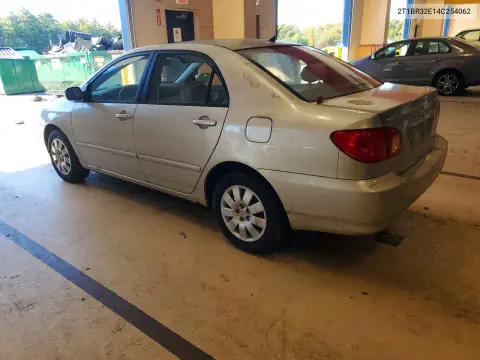 2004 Toyota Corolla VIN 2T1BR32E14C254062 фото 2