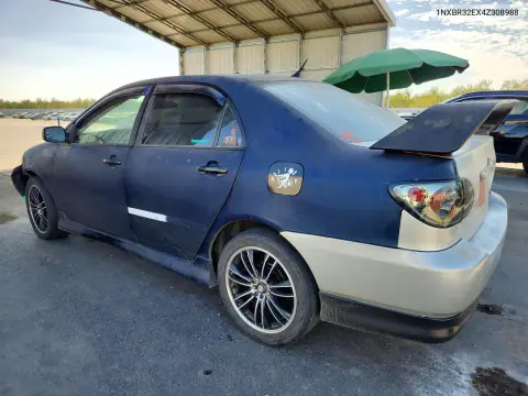 2004 Toyota Corolla S VIN 1NXBR32EX4Z308988 фото 2