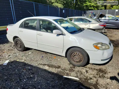 2004 Toyota Corolla Le VIN 2T1BR32E14C274408 фото 4