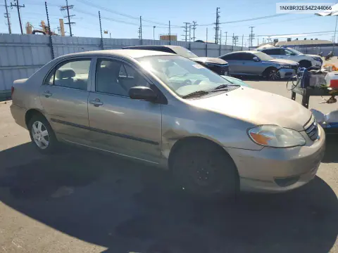 2004 Toyota Corolla Ce VIN 1NXBR32E54Z244066 фото 4