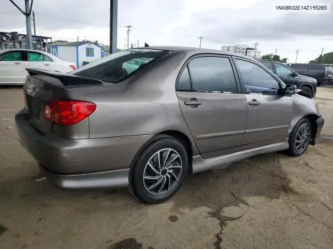 2004 Toyota Corolla S VIN 1NXBR32E14Z195285 фото 3