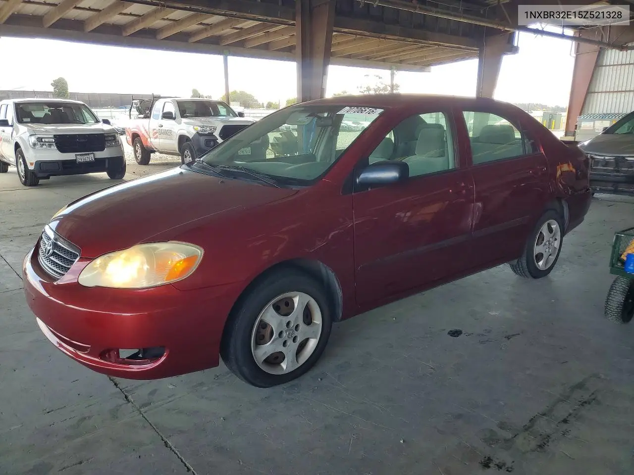 2005 Toyota Corolla Ce VIN 1NXBR32E15Z521328 фото 1