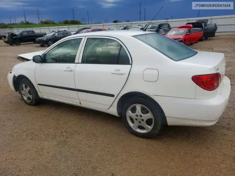 2005 Toyota Corolla Ce VIN JTDBR32E852061634 фото 2