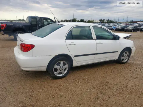 2005 Toyota Corolla Ce VIN JTDBR32E852061634 фото 3
