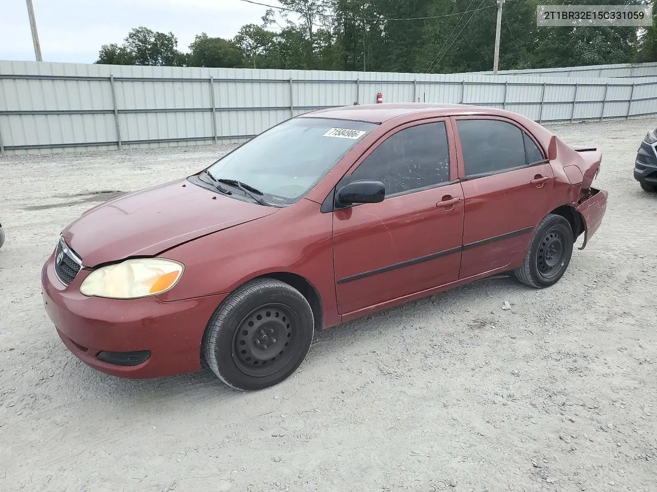 2005 Toyota Corolla Ce VIN 2T1BR32E15C331059 фото 1
