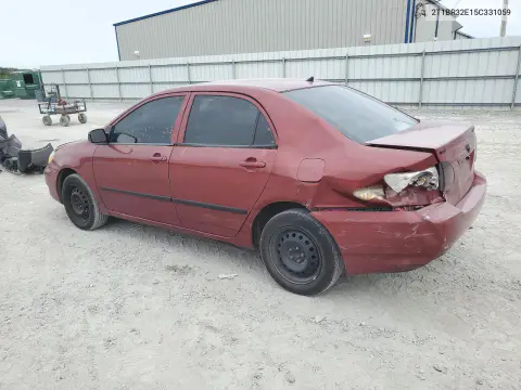 2005 Toyota Corolla Ce VIN 2T1BR32E15C331059 фото 2