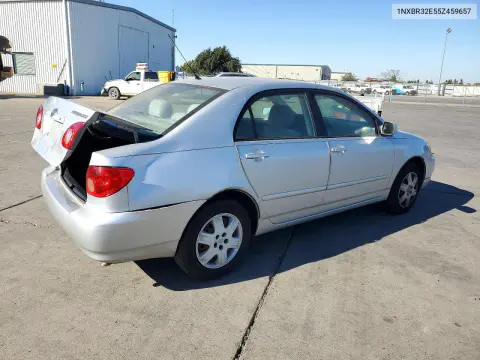 2005 Toyota Corolla Le VIN 1NXBR32E55Z459657 фото 3
