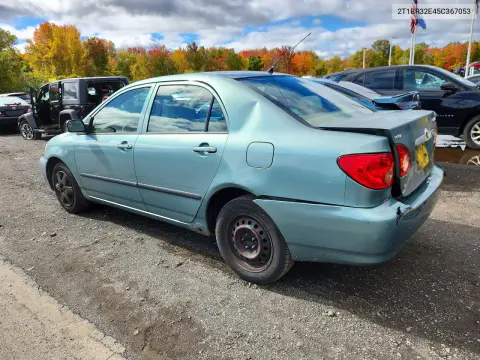 2005 Toyota Corolla Ce VIN 2T1BR32E45C367053 фото 2