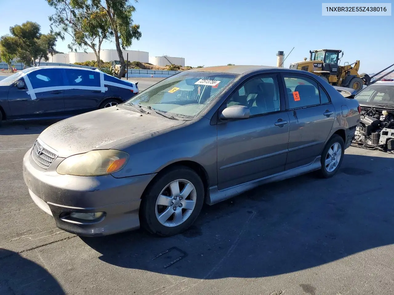 2005 Toyota Corolla S VIN 1NXBR32E55Z438016 фото 1
