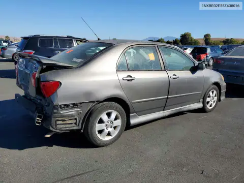 2005 Toyota Corolla S VIN 1NXBR32E55Z438016 фото 3