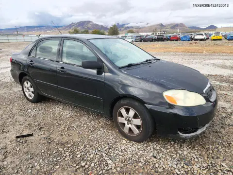 2005 Toyota Corolla Le VIN 1NXBR30E45Z420013 фото 4