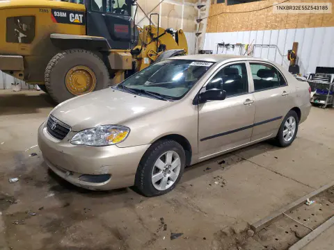 1NXBR32E55Z543185 — 2005 Toyota Corolla, Сторона, фото до ремонта