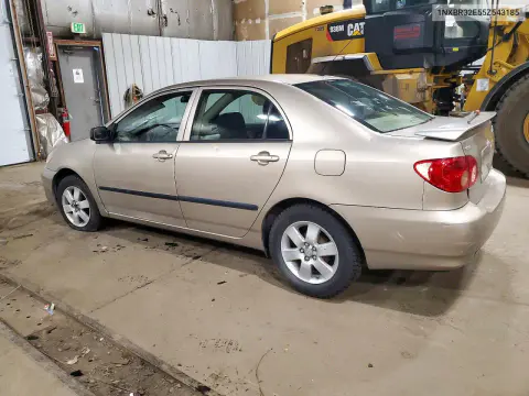2005 Toyota Corolla Ce VIN 1NXBR32E55Z543185 фото 2