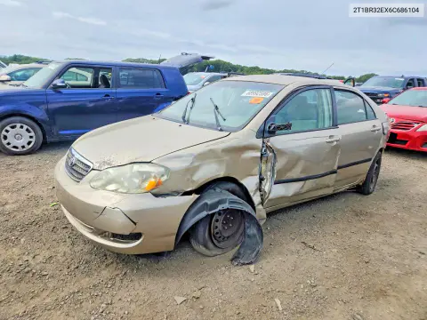 2T1BR32EX6C686104 — 2006 Toyota Corolla, Повреждения со всех сторон, фото до ремонта