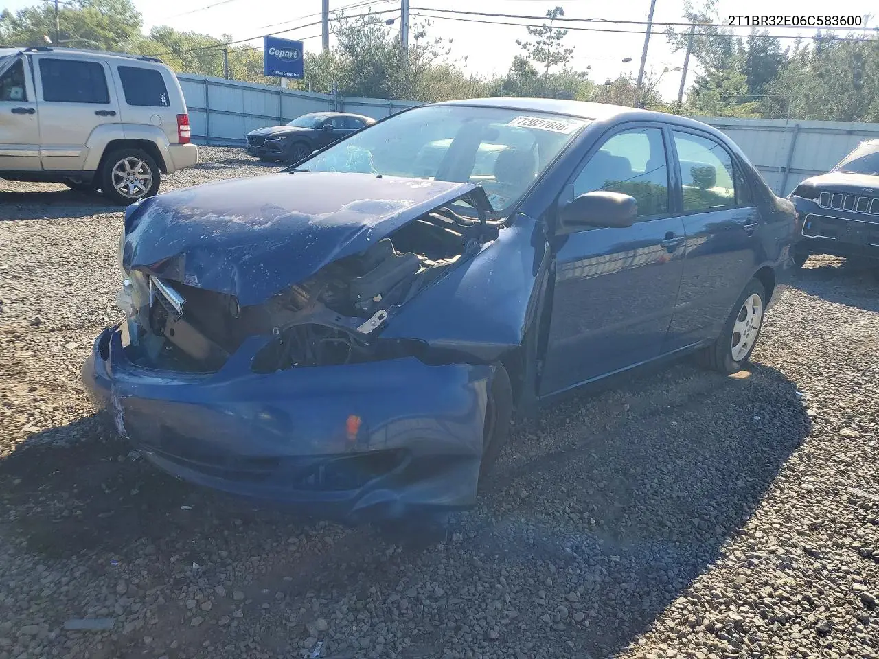2006 Toyota Corolla Ce VIN 2T1BR32E06C583600 фото 1