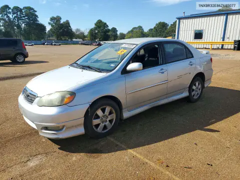 1NXBR32E86Z685077 — 2006 Toyota Corolla, Сторона, фото до ремонта