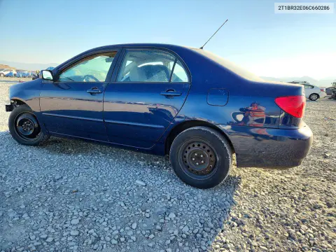 2006 Toyota Corolla Le VIN 2T1BR32E06C660286 фото 2