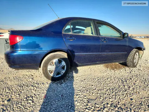 2006 Toyota Corolla Le VIN 2T1BR32E06C660286 фото 3