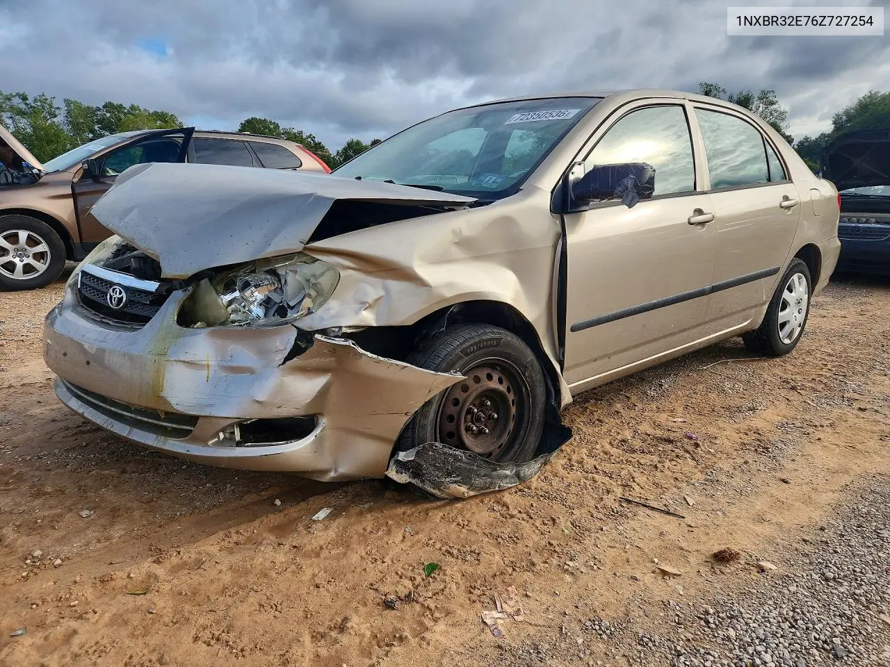 2006 Toyota Corolla VIN 1NXBR32E76Z727254 фото 1