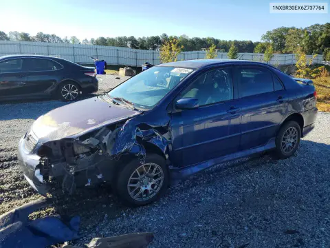 1NXBR30EX6Z737764 — 2006 Toyota Corolla, Передняя часть, фото до ремонта