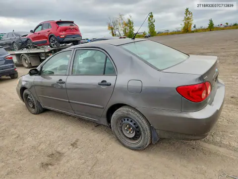 2007 Toyota Corolla Ce VIN 2T1BR32E07C712839 фото 2