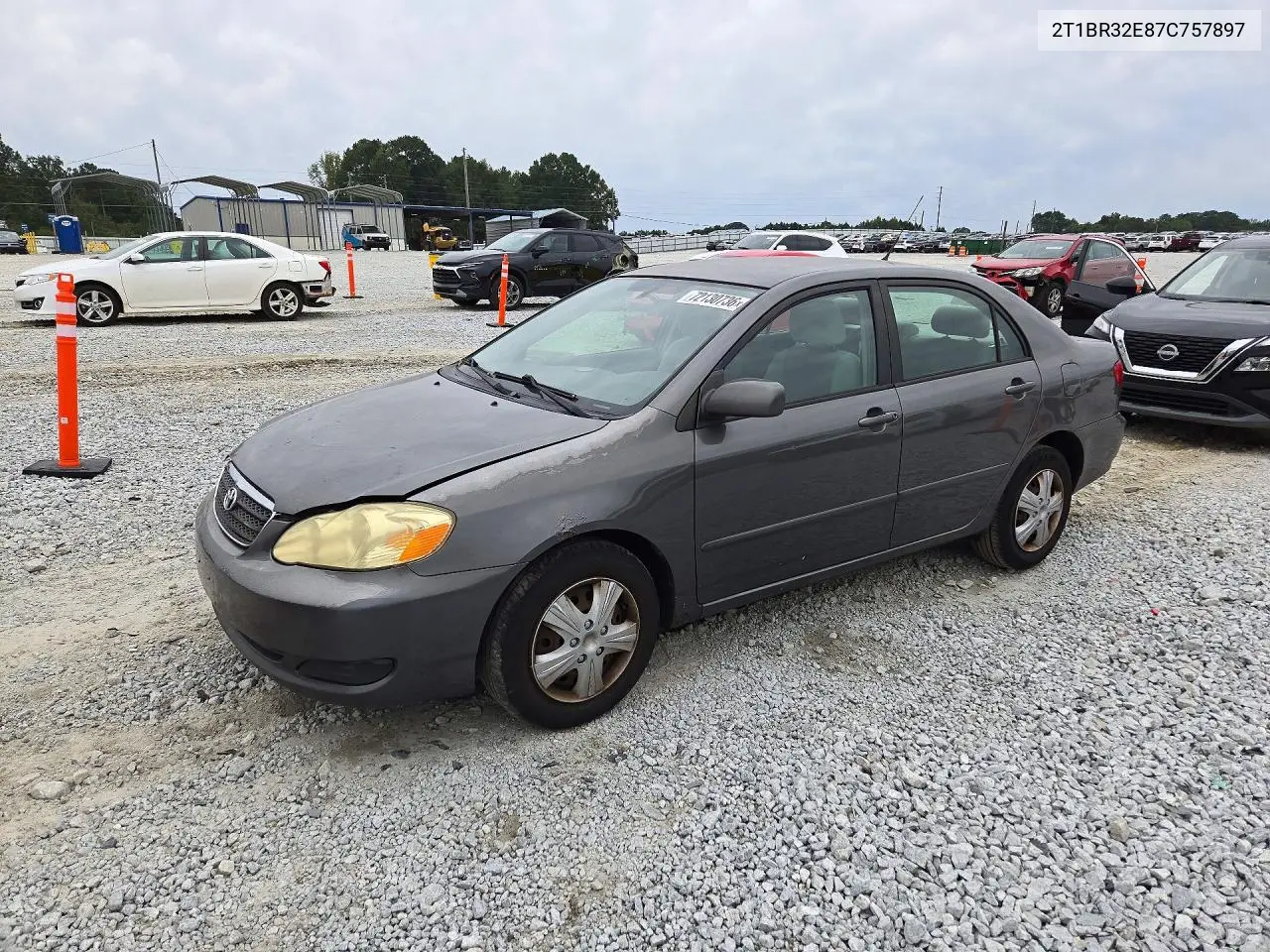 2007 Toyota Corolla Le VIN 2T1BR32E87C757897 фото 1