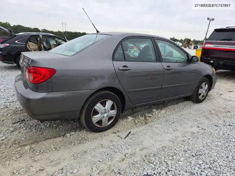 2007 Toyota Corolla Le VIN 2T1BR32E87C757897 фото 3