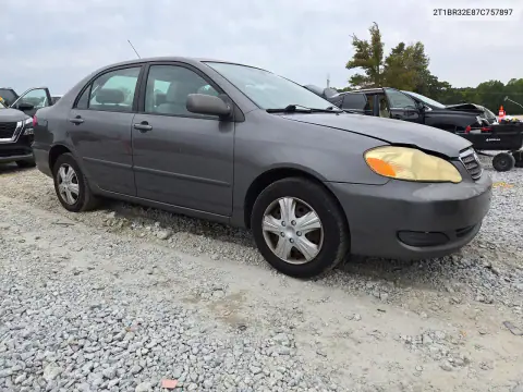 2007 Toyota Corolla Le VIN 2T1BR32E87C757897 фото 4