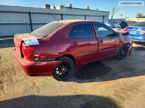 2007 Toyota Corolla Ce VIN JTDBR32E970104067 фото 3