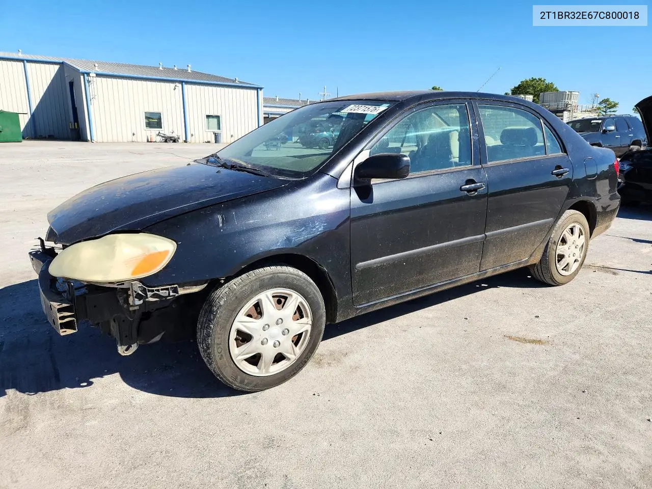 2007 Toyota Corolla Ce VIN 2T1BR32E67C800018 фото 1