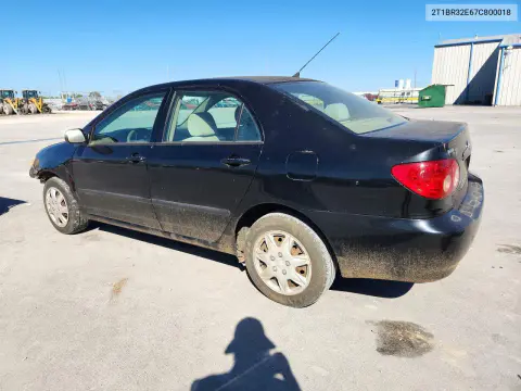 2007 Toyota Corolla Ce VIN 2T1BR32E67C800018 фото 2