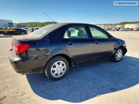 2007 Toyota Corolla Ce VIN 2T1BR32E67C800018 фото 3