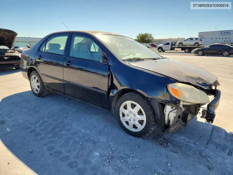 2007 Toyota Corolla Ce VIN 2T1BR32E67C800018 фото 4