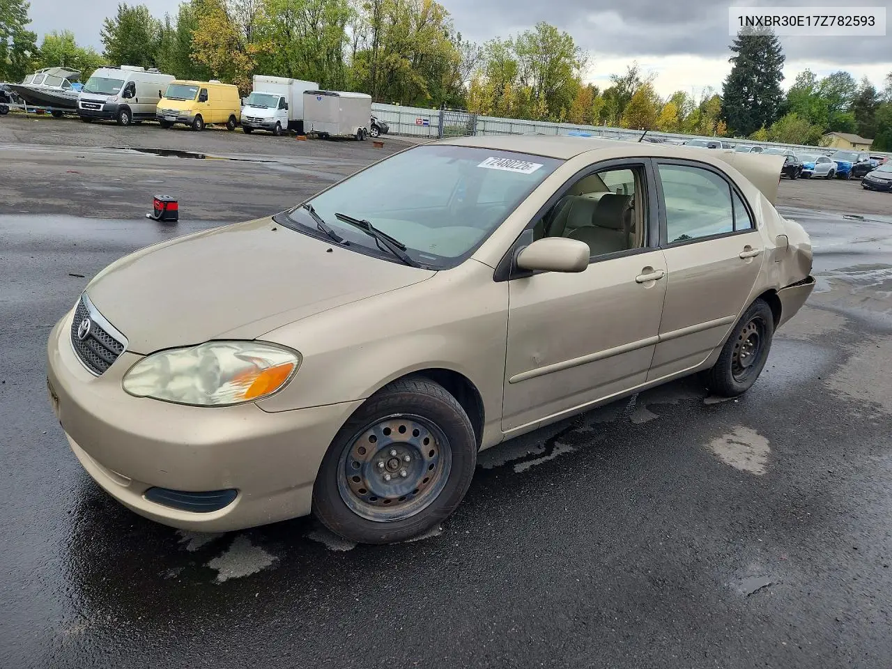 2007 Toyota Corolla Le VIN 1NXBR30E17Z782593 фото 1