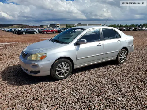 JTDBR32E170114852 — 2007 Toyota Corolla, Задняя часть, фото до ремонта