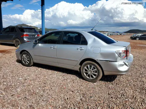 2007 Toyota Corolla Le VIN JTDBR32E170114852 фото 2