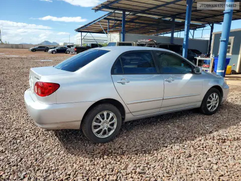 2007 Toyota Corolla Le VIN JTDBR32E170114852 фото 3