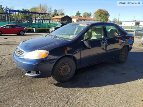 2007 Toyota Corolla Ce VIN JTDBR32E270110129 фото 1