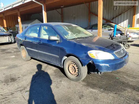 2007 Toyota Corolla Ce VIN JTDBR32E270110129 фото 4